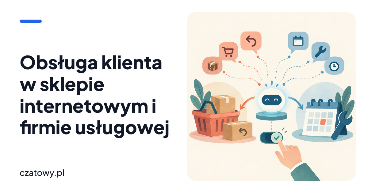 Obsługa klienta w sklepie internetowym i firmie usługowej