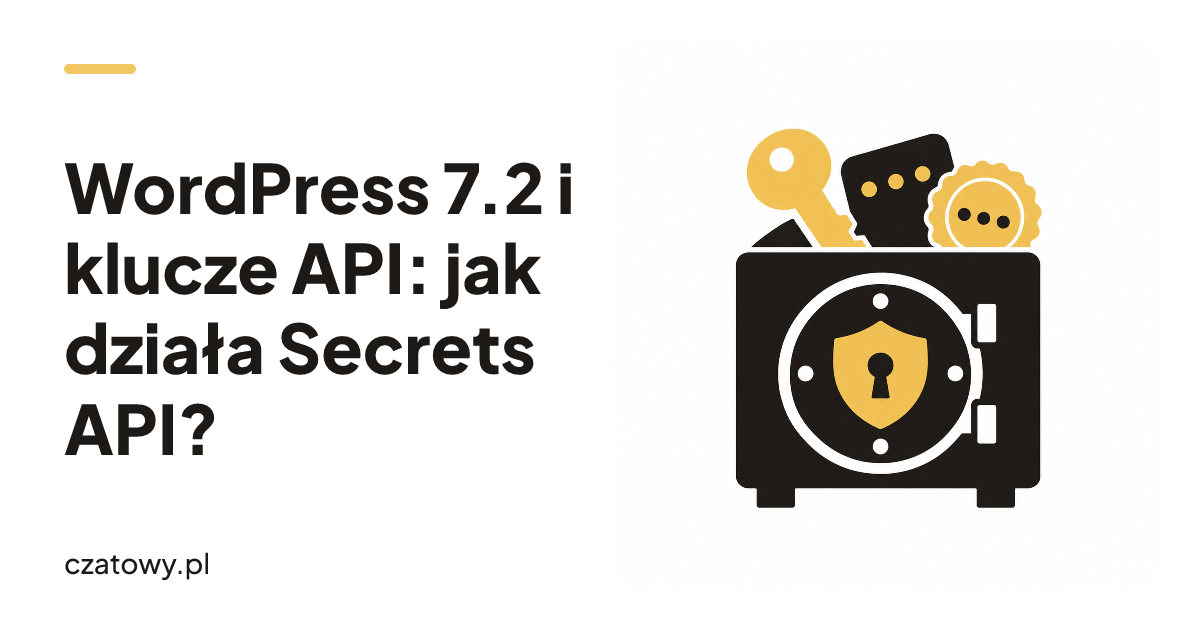 WordPress 7.2 i klucze API: jak działa Secrets API?