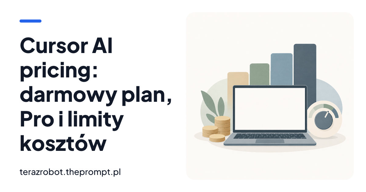 Cursor AI pricing: darmowy plan, Pro i limity kosztów