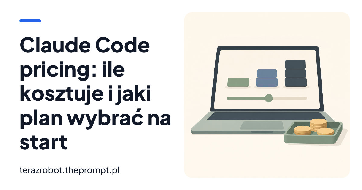 Claude Code pricing: ile kosztuje i jaki plan wybrać na start
