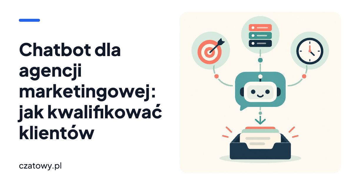 Chatbot dla agencji marketingowej: jak kwalifikować klientów