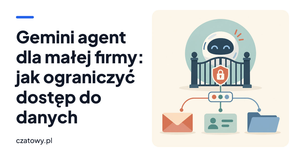 Gemini agent dla małej firmy: jak ograniczyć dostęp do danych