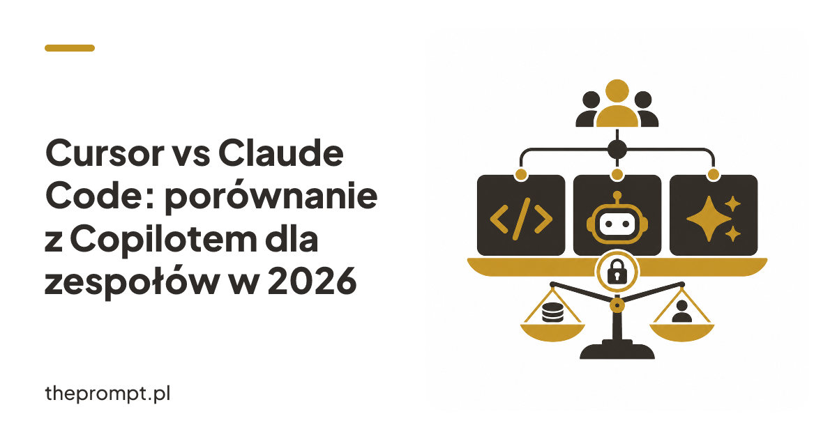 Cursor vs Claude Code: porównanie z Copilotem dla zespołów w 2026