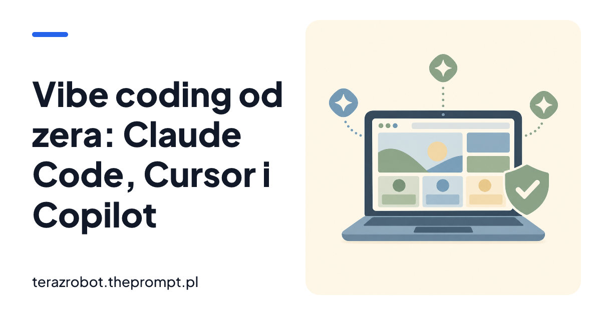 Vibe coding od zera: Claude Code, Cursor i Copilot